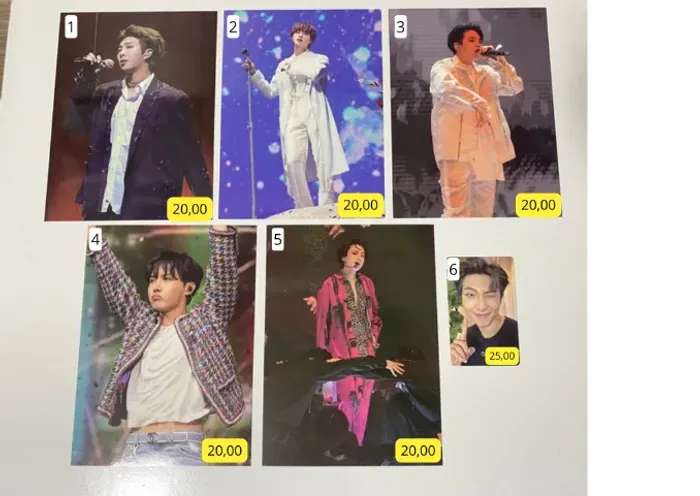 photocards postercard map of the soul one