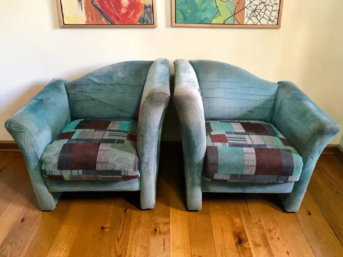 Conjunto 2 poltronas antigas vintage