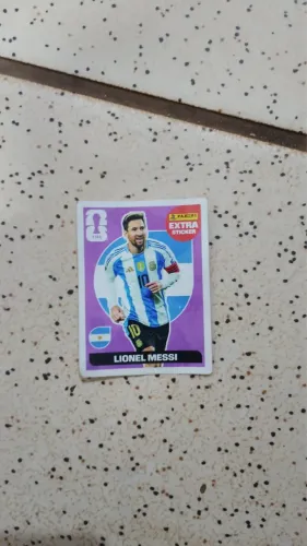 Figurinha Messi Roxa
