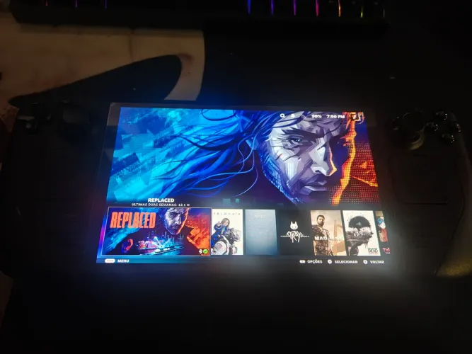 Steam Deck OLED 512GB + Película, Capas e Dock