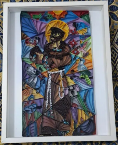 Quadro Quilling - São Francisco de Assis