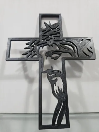 ? Arte de Parede Jesus Cristo em Impressão 3D - Decoração Cristã Moderna