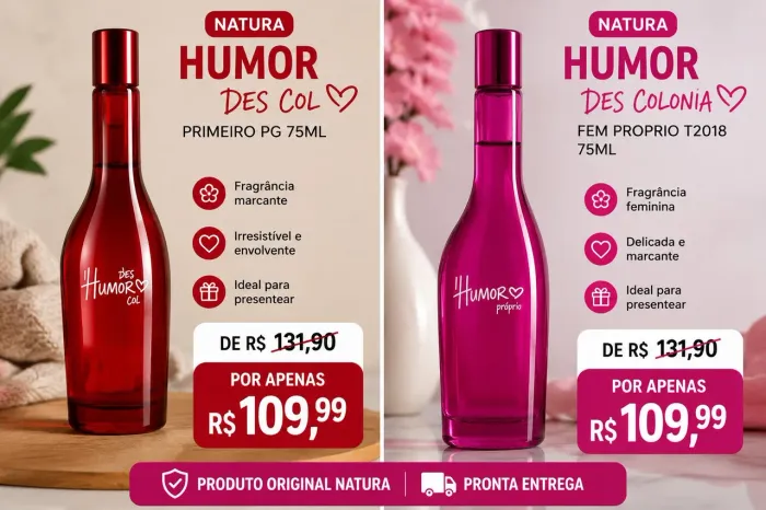 Perfumes Natura Humor 75ml Original
