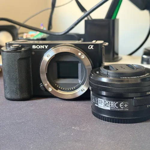 Sony ZVE10 + Lente do Kit