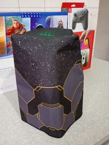  Capa Anti Poeira Xbox Series X Edição Especial Halo Infinite 
