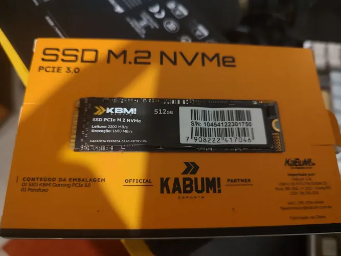 SSD NVME M.2 KBM 512GB