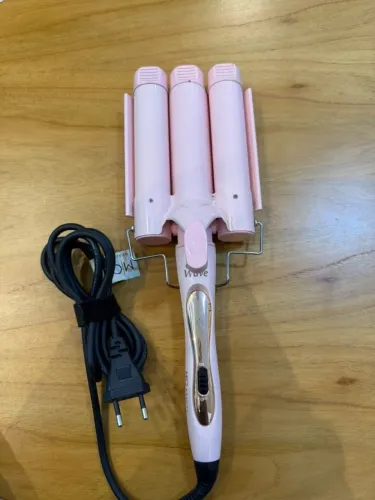 Modelador de Cabelo Triondas MQ Beauty Glam Wave Rosa Bivolt