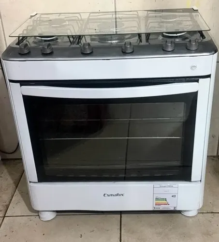 Fogão 5 bocas esmaltec acendimento automático