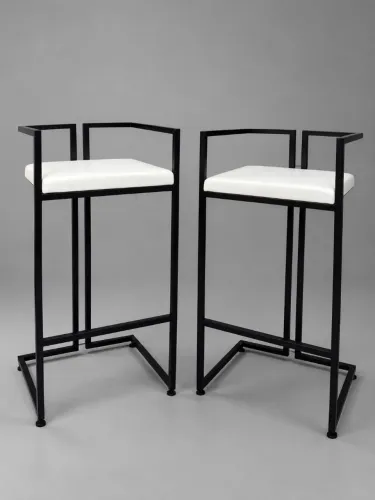 Kit 2 banquetas metalon