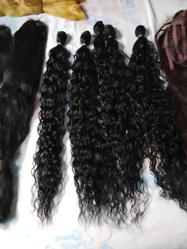 Mega hair, apliques,perucas e extensões de cabelo sintético similar ao humano queima total