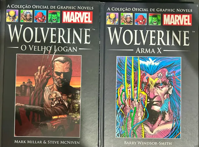 2 HQs Wolverine Marvel Salvat - Arma X + O Velho Logan