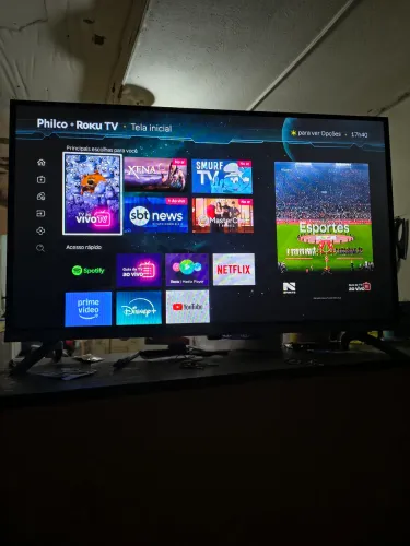 Tv 32 aceito pagamento com cartões de crédito ou débito por aproximação