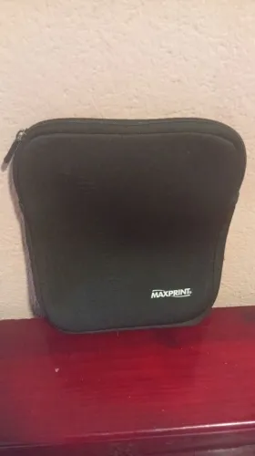 Capa Case Neoprene Maxprint Preta com Zíper (MIC-023)