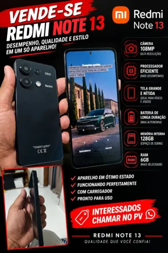 Celular redmi note 13