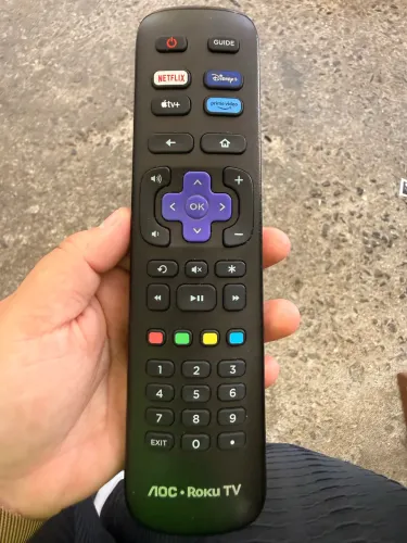 Controle Remoto Aoc Roku Tv 