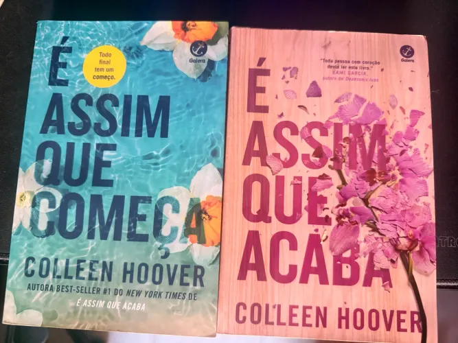 Livros ?É Assim que Acaba? e ?É Assim que Começa? - Collen Hoover (Novos/ Box ou Unidade)