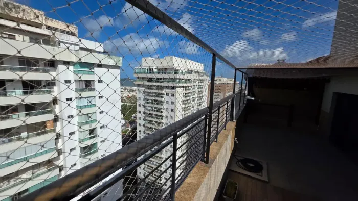 COBERTURA NO ESTRELA DO MAR 167M² 3 QUARTOS BARRA DA TIJUCA