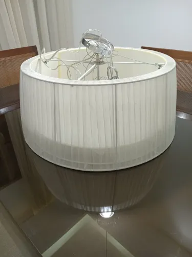 Luminária fina de teto
