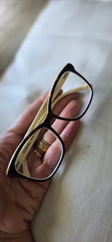 Armação óculos Chanel, modelo 3353 c4 (na cor Tartaruga e beje))