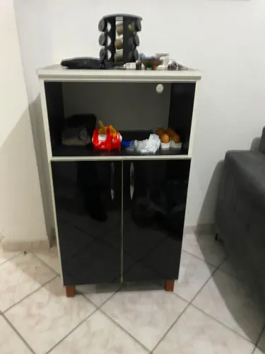Armário Madesa 2 Portas Multifuncional 120x40cm - Excelente Estado