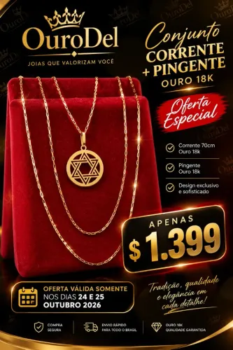 Corrente de ouro 18k 70 cm oferta somente hj e domingo 