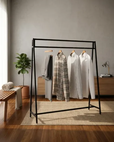 Arara Baixa Industrial Desmontável para Roupas 120cm - feita sob encomenda