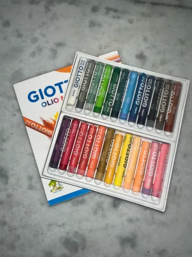 Giz Pastel Oleoso 24 Cores