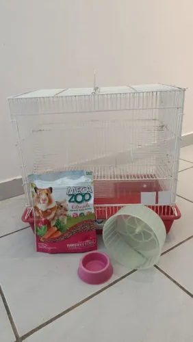 Gaiola para roedor + Acessórios à Venda! Mais detalhes na descrição.