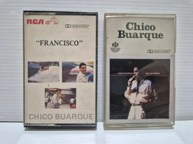 2 Fitas K7 Chico Buarque A Banda Francisco (Originais Raras)