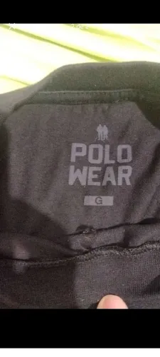 Camisa polo preta
