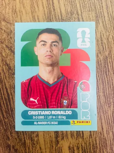 FIGURINHA COPA 2026, CRISTIANO RONALDO. ?ORIGINAL?