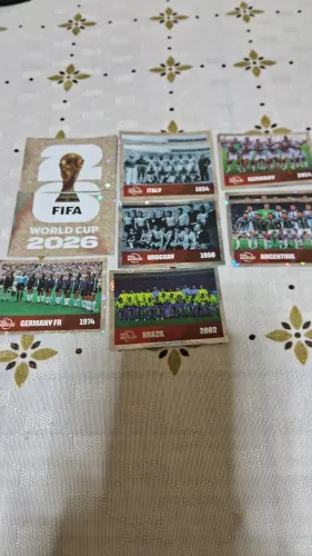 FIGURINHAS FWC COPA DO MUNDO 2026 TROCO POR FIGURINHAS NORMAIS!