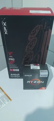 Kit Gamer Novo - RX 9060 XT 16GB + Ryzen 5 5500X3D - R$ 4.000