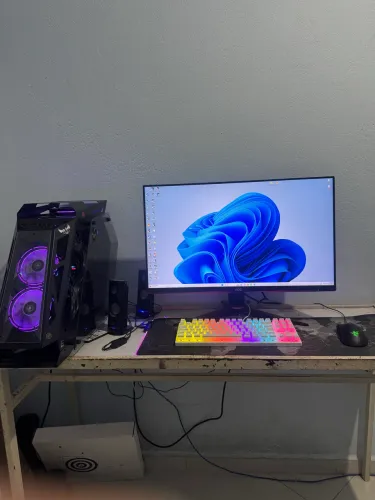 Pc gamer completo, monitor, teclado e mouse