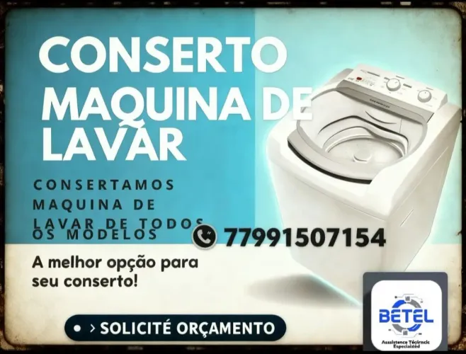 Concerto de máquinas de lavar