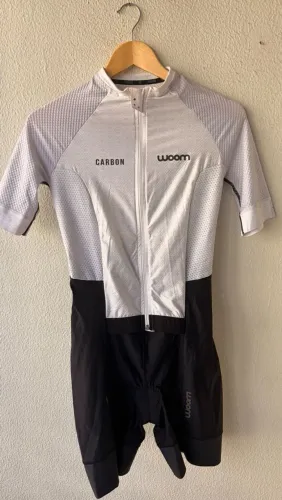 MACAQUINHO de Triathlon CARBON WOOM - branco 