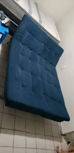Sofá cama reclinável casal
