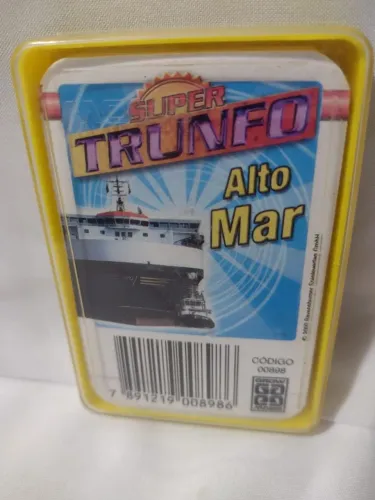 Jogo De Cartas Super Trunfo Alto Mar Grow Antigo Raro 00898