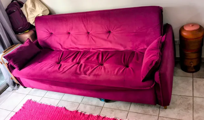 Sofá cama retrátil