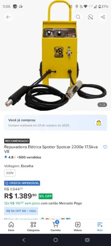 Spotter v8 2200 Na garantia 
