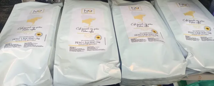 Café torrado em grãos