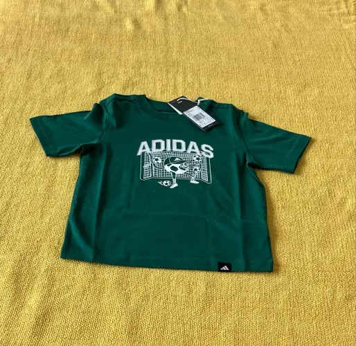 Camiseta Adidas infantil - 3/4 Anos - Verde