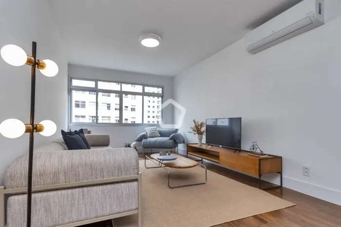 Santa Cecília: 128m² com 3 Suítes, Ar-Condicionado e Cozinha Equipada  É Entrar e Morar!!!