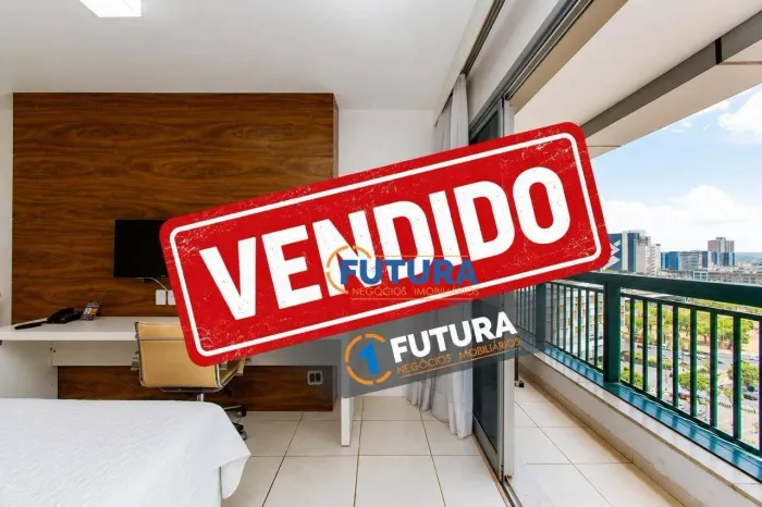 Flat 38 m² - Ed Vision Work e Live 100% Mobiliado