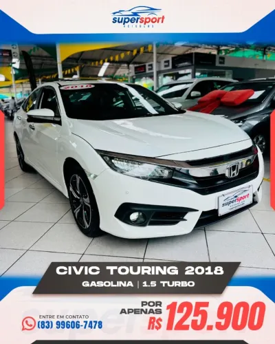 Honda Civic Sedan Touring 1.5 Turbo 16V Aut.4p 2018