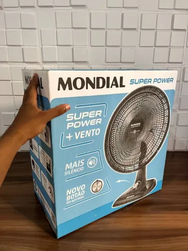 Ventilador de Mesa Mondial 40cm Super Power novo na caixa