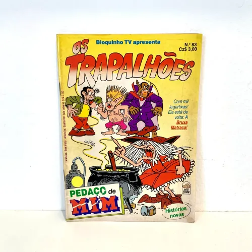 Gibi os Trapalhões 83 - Bloch 1980 - Sátira Mulher Maravilha Mussum