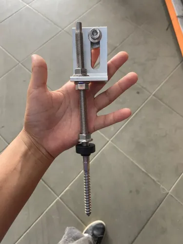 PARAFUSO ESTRUTURAL FIXADOR PRISIONEIRO FIBROCIMENTO 250 COMPLETO