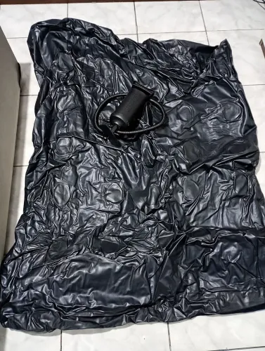 Colchão inflável casal.