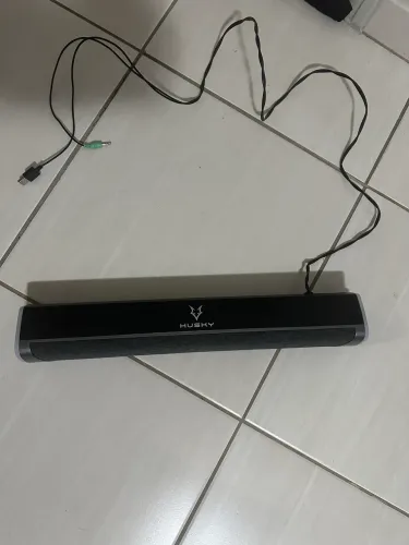 Soundbar Gamer Husky Gaming para PC / Notebook - P2 + USB (Funcionando Perfeitamente)